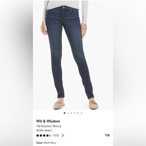 WIT & WISDOM absolution jeans